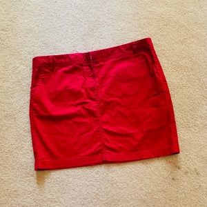 Ann Taylor LOFT Red Classic Staple Skirt Size 16